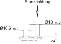 Skizze Sicherheitstreppenstufe