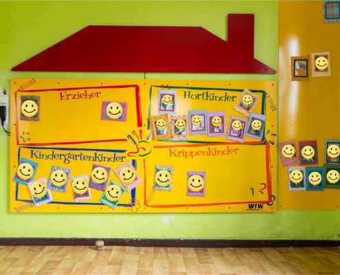 Magnettafel Pulverbeschichtet für den Kindergarten
